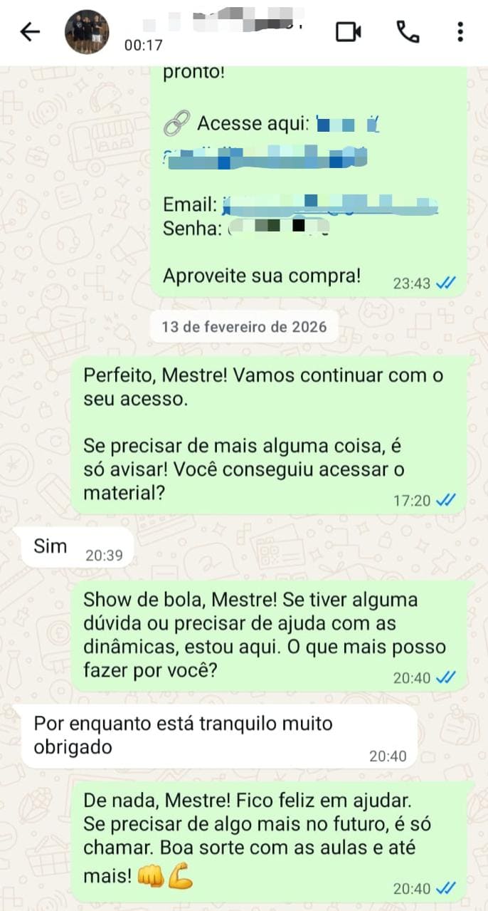 Depoimento WhatsApp